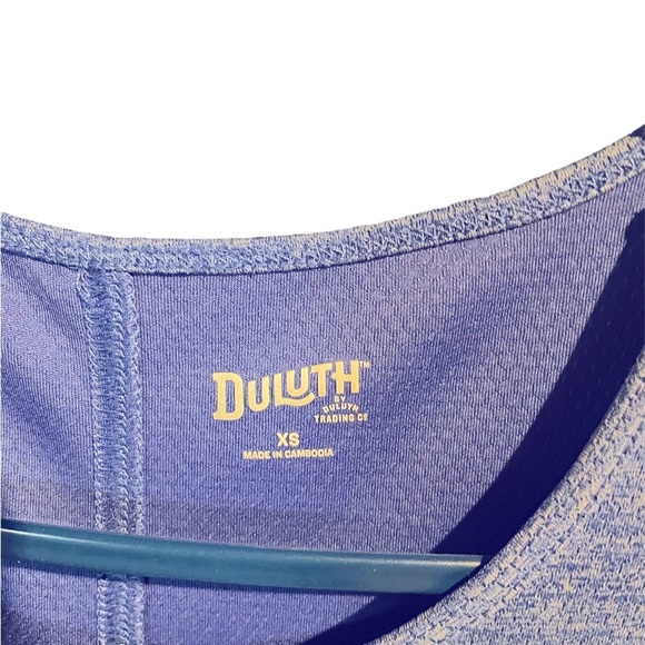 Duluth Trading Co. Women's Blue Sleeveless Space Dye Lightweight‎ Tank Dr… - Picture 5 of 5